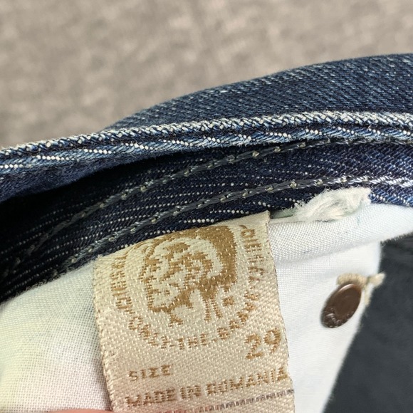 Diesel Zatiny Jeans Men 29x32 Regular Bootcut Y2K VTG Rockabilly Button Fly - Picture 12 of 16